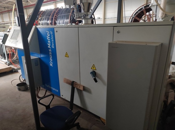 Линия по производству армированных полиэтиленовых труб