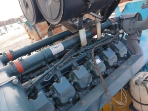 Дизельный генератор Doosan 500 квт наработка 110 моточасов