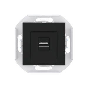 Розетка скрытой установки CADUCEUS ALING PRESTIGE с модулем Keystone USB 2.0 тип А-А, 250В~, механизм