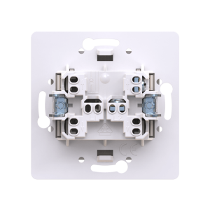 Механизм встраиваемого кнопочного выключателя CADUCEUS ALING PRESTIGE с символом «Свет», с индикацией, 10АХ, 250В~