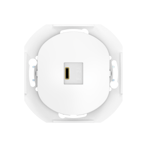 Розетка скрытой установки CADUCEUS ALING EON USB тип С для зарядки 1-го устройства, 3А, 5В=, 250В~, механизм