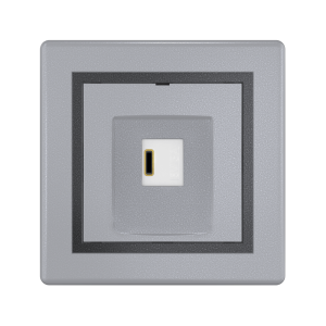 Розетка скрытой установки CADUCEUS ALING PRESTIGE USB, тип С, для зарядки 1-го устройства, 3А, 5В=, 250В~