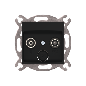 Розетка скрытой установки CADUCEUS ALING PRESTIGE антенная TV/FM, проходная, механизм