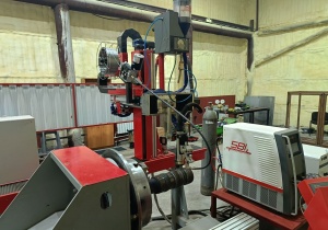 Установка автоматической наплавки буровых труб SBI