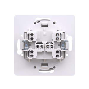 Выключатель скрытой установки одноклавишный CADUCEUS ALING EON, с узкой клавишей, с индикацией, 16АХ, 250В~, механизм