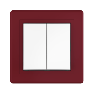 Выключатель скрытой установки CADUCEUS ALING PRESTIGE двухклавишный, 10АХ, 250В~