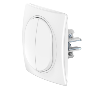 Выключатель скрытой установки CADUCEUS ALING EON двухклавишный, 10АХ, 250В~