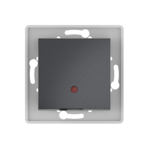 Выключатель скрытой установки CADUCEUS ALING PRESTIGE одноклавишный, с индикацией, 10АХ, 250В~, механизм