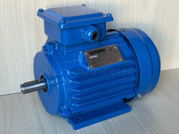 Электродвигатель Vilmann, тип АИР71А2, 0.75 кВт, 2820 об/мин (0,75квт 3000 оборотов в минуту) лапы AIR71A2