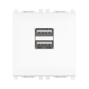 Розетка USB 2.0 тип А CADUCEUS ALING EXPERIENCE для скрытой проводки, для зарядки 2-х устройств