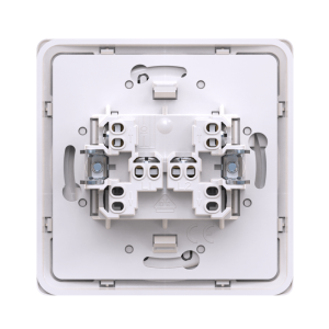 Выключатель скрытой установки CADUCEUS ALING EON, двухполюсный, одноклавишный, 10АХ, 250В~