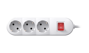 Удлинитель CADUCEUS ALING с выключателем, 3х16А, 250В~, 3м