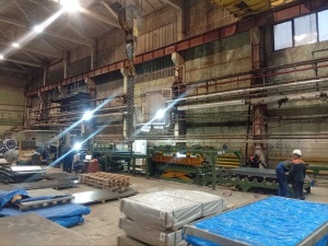 Линия поперечной резки рулонной стали 0,5-3 мм