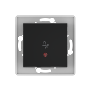 Выключатель скрытой установки CADUCEUS ALING PRESTIGE кнопочный, звонок, с индикацией, 10А, 250В~, механизм