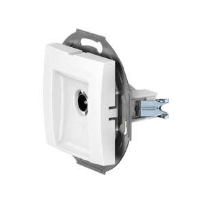 Встраиваемая розетка CADUCEUS ALING PRESTIGE антенная TV, одиночная, механизм