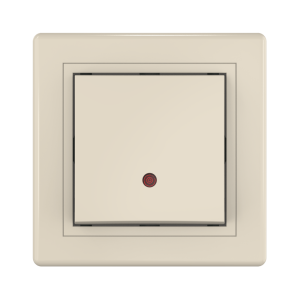 Выключатель скрытой установки CADUCEUS ALING PRESTIGE одноклавишный, с индикацией при включении, 16АХ, 250В~