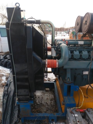 Дизельный генератор Doosan 500 квт наработка 110 моточасов