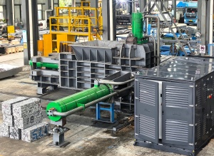 Гидравлический трёхкомпрессионный пакетировочный пресс 400Т