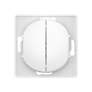 Выключатель скрытой установки CADUCEUS ALING EON, двухклавишный, проходной, 10АХ, 250В~, механизм