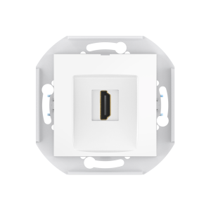 Розетка скрытой установки CADUCEUS ALING PRESTIGE с модулем Keystone HDMI тип A-A, механизм