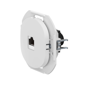 Механизм компьютерной розетки скрытой установки CADUCEUS ALING EON с модулем Keystone RJ45 8P8C, cat.6, UTP