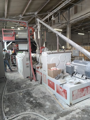 Линия для производства напольных покрытий SPC