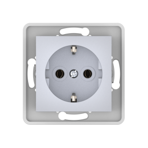 Механизм встраиваемой розетки CADUCEUS ALING PRESTIGE с пластиковым основанием, с заземлением, без шторок, 16А, 250В~