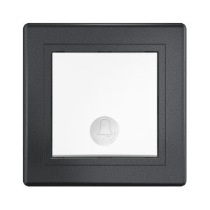 Выключатель скрытой установки CADUCEUS ALING PRESTIGE кнопочный, с символом «Звонок», 10А, 250В~