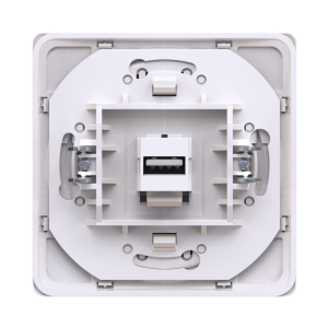 Розетка скрытой установки CADUCEUS ALING EON с модулем Keystone USB 2.0 тип A-A