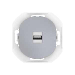 Розетка скрытой установки CADUCEUS ALING EON с модулем Keystone USB 2.0 тип A-A, механизм