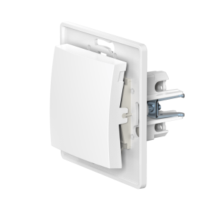 Выключатель скрытой установки CADUCEUS ALING PRESTIGE одноклавишный, 10АХ, 250В~, механизм