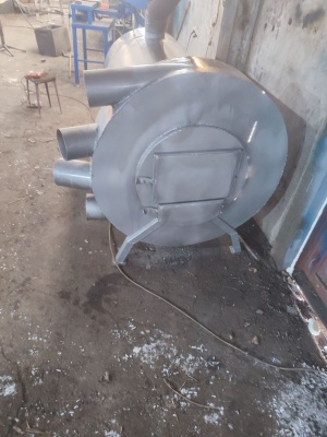 Теплогенератор на дровах и отработке