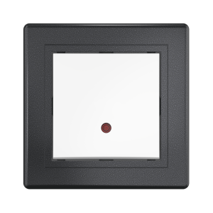 Выключатель скрытой установки CADUCEUS ALING PRESTIGE одноклавишный, с индикацией, 16АХ, 250В~