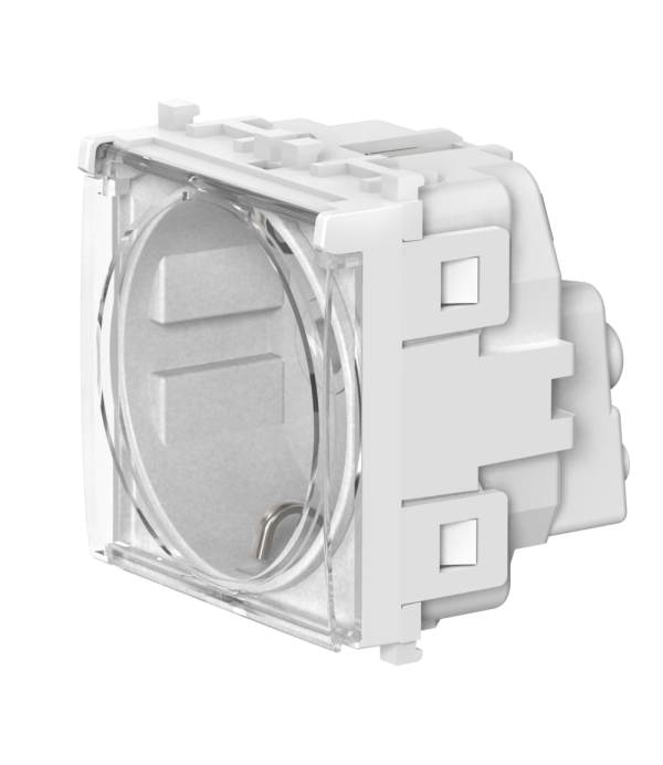 Розетка CADUCEUS ALING EXPERIENCE электрическая, модульная с крышкой, для скрытой проводки, механизм, 16А, 250 В~