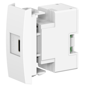 Механизм встраиваемой розетки USB тип C CADUCEUS ALING MODE для зарядки 1-го устройства