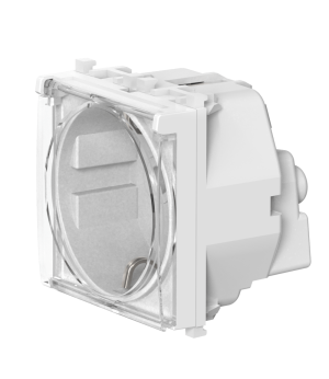 Розетка CADUCEUS ALING EXPERIENCE электрическая, модульная с крышкой, для скрытой проводки, механизм, 16А, 250 В~