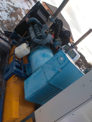 Дизельный генератор Doosan 500 квт наработка 110 моточасов