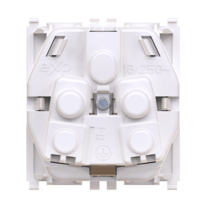 Розетка электрическая антибактериальная CADUCEUS ALING EXPERIENCE для скрытой проводки, модульная, 16А, 250В~