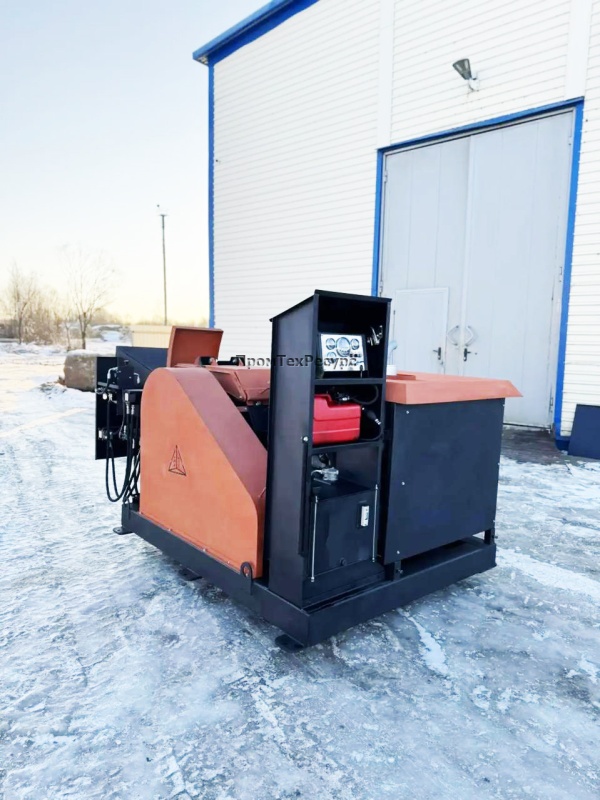 Барабанная рубительная машина, производство щепы