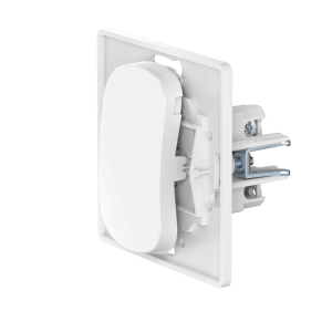 Выключатель встраиваемый двухполюсный одноклавишный CADUCEUS ALING EON с узкой клавишей, 10АХ, 250В~, механизм