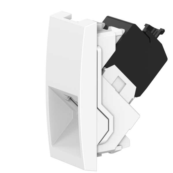 Механизм встраиваемой модульной компьютерной розетки CADUCEUS ALING MODE с модулем Keystone RJ45 8P8C cat.5e, UTP