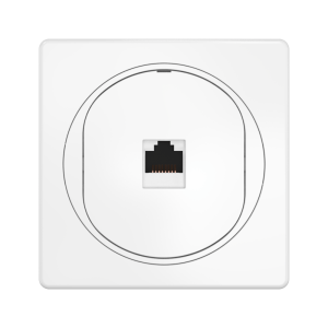 Розетка скрытой установки компьютерная CADUCEUS ALING EON с модулем Keystone RJ45 8P8C, cat.6, UTP
