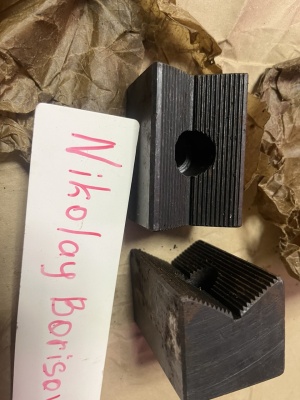 Губки тисков станочные ВМС, ПРП, СТР- У8А, 9ХС,40Х