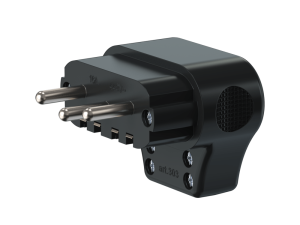 Вилка CADUCEUS ALING электрическая трёхполюсная, с заземлением, 16А, 440В~