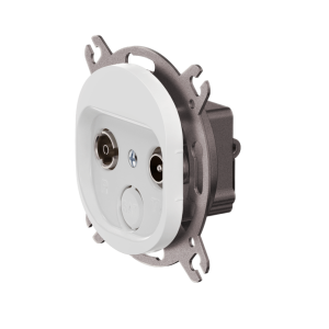 Механизм встраиваемой проходной антенной розетки TV/FM CADUCEUS ALING EON