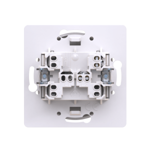 Выключатель скрытой установки CADUCEUS ALING EON, кнопочный, с символом «Звонок», с индикацией, 10А, 250В~, механизм