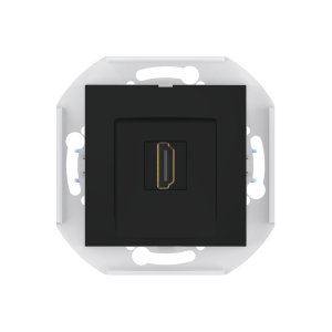 Розетка скрытой установки CADUCEUS ALING PRESTIGE с модулем Keystone HDMI тип A-A, механизм