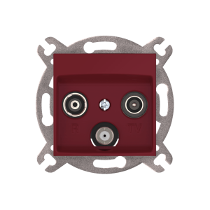 Розетка скрытой установки CADUCEUS ALING PRESTIGE антенная TV/FM/SAT, оконечная, механизм