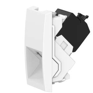 Розетка CADUCEUS ALING MODE компьютерная, с модулем Keystone RJ45 8P8C cat.5e, FTP, модульная, для скрытой проводки, механизм