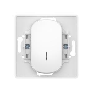 Выключатель скрытой установки CADUCEUS ALING EON, одноклавишный, узкая клавиша, с индикацией, 10АХ, 250В~, механизм